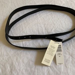 Eileen Fisher Double Wrap leather Belt